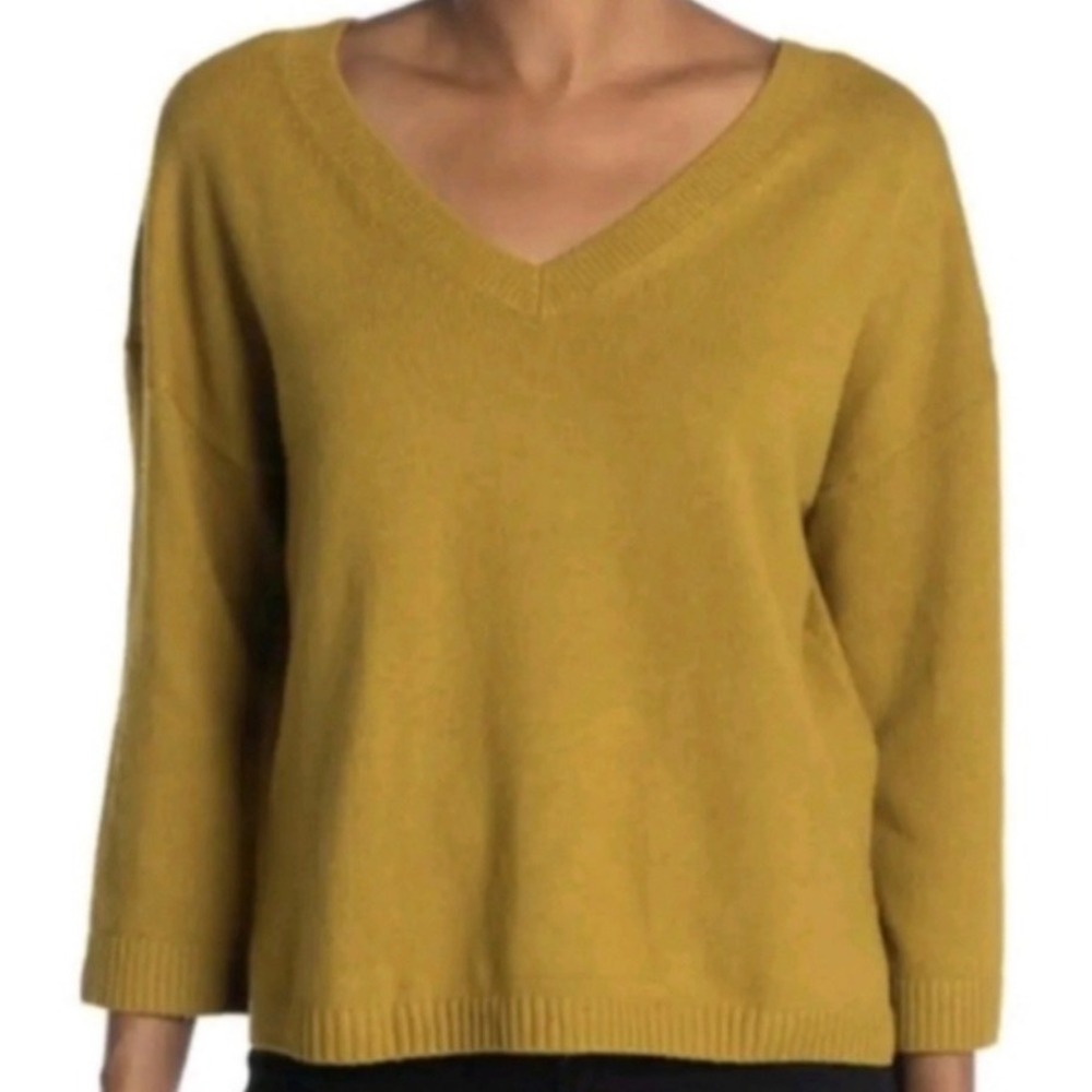 Madewell Double V-Neck Pullover Sweater‎